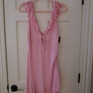 Light pink midi dress